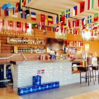 Tunisie Bunting String Drapeau 14*21CM Pour La Décoration De Fête D'activité Extérieure Et Intérieure