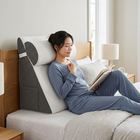 Oreiller triangulaire moderne en mousse à mémoire de forme pour lit, 200TC, soulagement du reflux acide, pour le dos, les genoux, les jambes et le sommeil