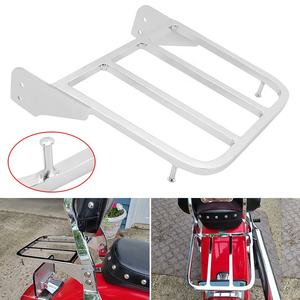 Portapacchi Cromato per Moto per <span class=keywords><strong>Suzuki</strong></span> Boulevard C50 2005-2011 <span class=keywords><strong>Intruder</strong></span> Volusia 400 <span class=keywords><strong>800</strong></span> VL400 <span class=keywords><strong>800</strong></span> 2001-2011 - Product Image 2