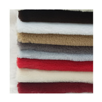 Tissu en peluche longue imitation fourrure de lapin pour vêtements, jouets en peluche, animaux de compagnie, tissu en peluche simple face