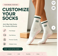 Chaussettes de sport pour femmes - Mélange de spandex/nylon/coton, rayées, respirantes, tricotées, écologiques, séchage rapide, antidérapantes