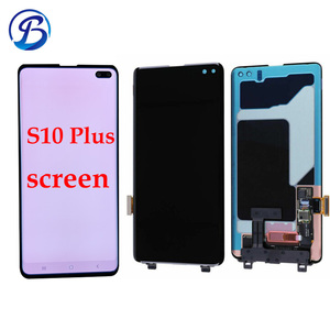 Original pour <span class=keywords><strong>Samsung</strong></span> Galaxy S10 Plus <span class=keywords><strong>SM</strong></span>-<span class=keywords><strong>G975F</strong></span> certifié <span class=keywords><strong>Samsung</strong></span> S10 Plus 6.4 "dynamique AMOLED 3040x1440 avec cadre d'empreintes digitales - Product Image 1