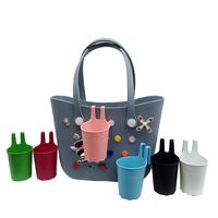 Portavasos de Playa Estilo Boggy de EVA, Portavasos Impermeable de ABS, Accesorios para Viajes de Verano al Aire Libre, Piscina, Vasos de Refresco y Cerveza