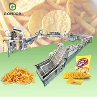 Samengestelde Productlijn Kok Indiase Handleiding Crisp Maken Verkoop Bevroren Proces Plant Frituurmachine Voor Aardappelchip