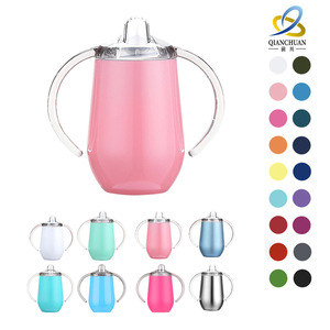Double-Handled Insulated Kids Water Bottle 10oz 304 Stainless Steel Baby Spout Cup For 2-4 Years Children - Product Image 5