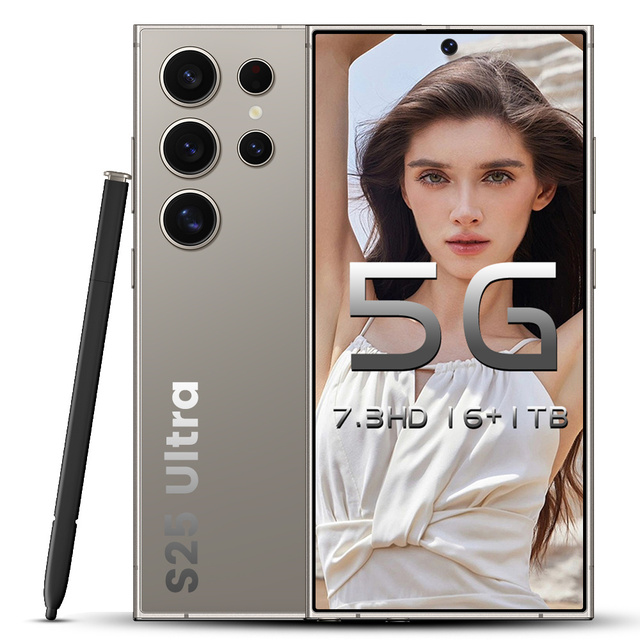 2025 New Arrival Smartphone S25 Ultra Phone Global Version Smartphone 16GB+1TB Android 13 Cellphones Unlock Mobile Phone