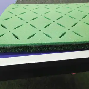 Rumput Buatan Lantai Karet Mat 10 Mm Underlayment Rumput PE Lapisan Busa Shock Pad