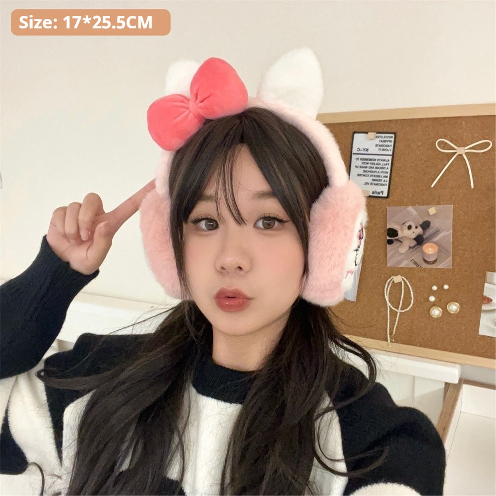 Hello Kitty - Orejeras con lazo