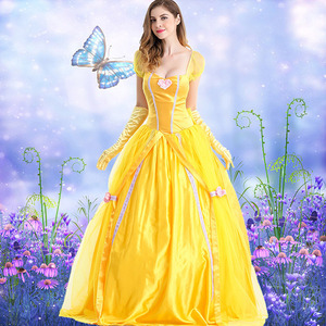 green emerald velvet dress Princess Belle's Dream Big Costume Dress