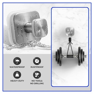 <span class=keywords><strong>Ventosa</strong></span> ganci doccia in metallo forte adesivo per bagno cucina ovale senza trapano <span class=keywords><strong>porta</strong></span> <span class=keywords><strong>asciugamani</strong></span> per abiti appesi vestiti - Product Image 3