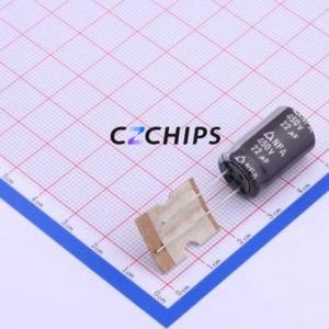 Condensador Electrolítico de Aluminio de Orificio Pasante NFA450V22M12.5*20 5.0TP, Orificio Pasante, D12.5xL20mm 22uF 20% 450V 114mA - Product Image 1