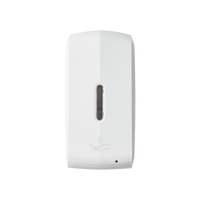 Distributeur de savon mural pour salle de bain 1000ml Distributeur automatique de savon mousse liquide en plastique ABS PP avec bouteille rechargeable