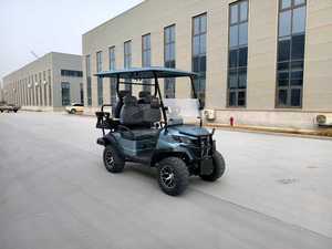 Nouvelle voiturette de <span class=keywords><strong>golf</strong></span> électrique ouverte 2, 4 ou 6 places avec pare-brise et toit pour parcours de <span class=keywords><strong>golf</strong></span>, villa, complexe hôtelier, parc - Product Image 1