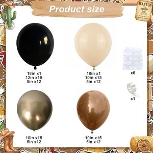 Ballon Garland Arch Kit Luftballons für Cowboy Western Wild West First Rodeo Country Farm Baby <span class=keywords><strong>party</strong></span> Geburtstags feier Dekorationen - Product Image 2