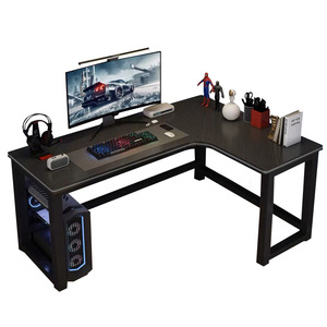 <span class=keywords><strong>Escritorio</strong></span> <span class=keywords><strong>de</strong></span> <span class=keywords><strong>Computadora</strong></span> para Juegos en Forma <span class=keywords><strong>de</strong></span> L con Superficie <span class=keywords><strong>de</strong></span> Madera e Iluminación RGB - Modelo CY-RGB-D1 - Uso en Casa, Estudio y Oficina - Product Image 5