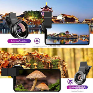Pince universelle détachable 2-en-1 0.45X Super Wide Angle <span class=keywords><strong>Macro</strong></span> Lens Clip-On Travel Phone Kits - Product Image 6