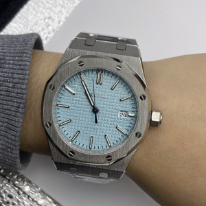 Premium Stainless Steel Strap Men's Fully <b>Automatic</b> NH35 Movement Mechanical <b>Wristwatch</b> Trend Business Style - Product Image 2