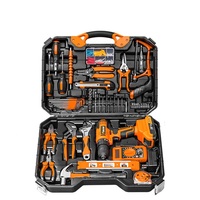 120 pièces – Coffrets d'outils manuels personnalisés – Kits d'outils professionnels pour l'assemblage et la réparation à domicile