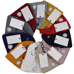 Gorros de Punto Elásticos de <span class=keywords><strong>Invierno</strong></span> de Alta Calidad para Hombre y Mujer, Venta al por Mayor de Fábrica, Gorros de <span class=keywords><strong>Marca</strong></span>, Característica de Tejido Común - Product Image 1