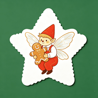 Pegatinas Navideñas Personalizadas con Dibujos Animados, Etiquetas Decorativas Impermeables de Vinilo con Santa Claus y Muñeco de Nieve