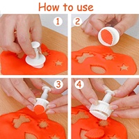 Moule en plastique pour décoration de gâteaux et de biscuits, 36 pièces, en forme de cœur, de papillon, de fleur, de sucrier, DIY