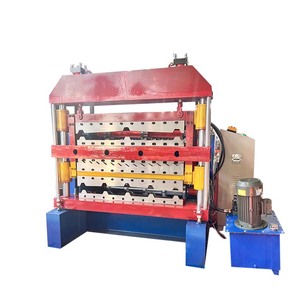 Top Quality Trapezoid Roofing <b>Sheet</b> Making Machine Corrugated Iron <b>Sheet</b> Roofing Making Machine Three Layers - Product Image 1