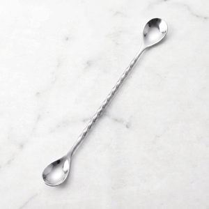 Agitador de cócteles de acero inoxidable de primera calidad, cuchara de barra minimalista para mezclar bebidas, herramienta de barra duradera - Product Image 4