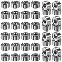XSHAO 40 pièces Roulements à billes à double rangée 693ZZ 3x8x4mm Miniatures à double blindage pour tours, moteurs, 3D, quadricoptères