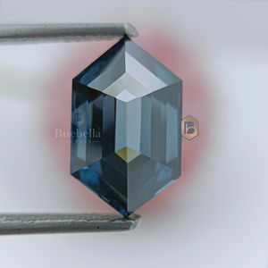 Diamante de moissanita azul corte hexagonal hecho a mano 1ct-20ct Popular certificado por GRA para joyería Diamantes de moissanita sueltos - Product Image 4
