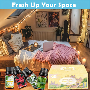 Huiles essentielles florales de qualité supérieure 10ml x 10 huile de parfum pour la <span class=keywords><strong>fabrication</strong></span> de savon à <span class=keywords><strong>bougie</strong></span> Gardenia vanille aromathérapie coffret cadeau personnel - Product Image 6