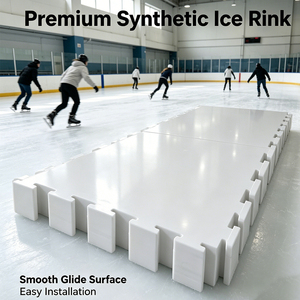 Dalles de patinoire synthétique auto-lubrifiantes WLT en PEHD emboîtables pour entraînement à domicile et en arène – Vente en gros - Product Image 4