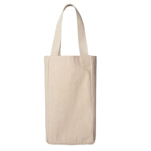 Sac de rangement pour bouteille de vin en toile de coton, petit format, personnalisable, sac fourre-tout cylindrique en coton avec une poignée – Offre Spéciale - Product Image 4