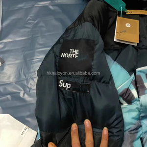 Nort * TNF Suprem * Estatua Libertad Nueva Chaqueta de algodón Casual Cálido a prueba de viento Chaqueta deportiva con capucha - Product Image 5