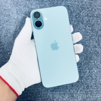 iPhone 16 Plus d'occasion, téléphone original 5G, 128 Go, écran 6,7 pouces, 8 Go de RAM, processeur A18, grade A