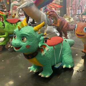 Carrito <span class=keywords><strong>de</strong></span> <span class=keywords><strong>Dinosaurio</strong></span> Andador DINOCITY para Niños, Estructura <span class=keywords><strong>de</strong></span> Acero, 110/220V, Capacidad <span class=keywords><strong>de</strong></span> 150KG para 2 Pasajeros <span class=keywords><strong>de</strong></span> 3 a 12 Años, ¡Gran Oferta! - Product Image 3