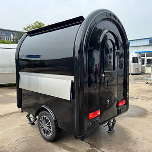 Tấm mạ kẽm phục vụ thanh trái cây kích thước nhỏ di động nhà bếp Thanh kem tùy chỉnh điện thoại di động <span class=keywords><strong>kiosk</strong></span> Hot Dog giỏ hàng thực phẩm Trailer - Product Image 3