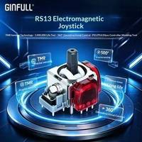 GINFULL RS13-MAX Joystick TMR amélioré pour PS5/PS4/Xboxes/Switch Pro 3ème génération, manettes électromagnétiques à effet Hall