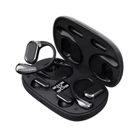 Écouteurs sans fil TWS Q25 à conduction osseuse, style double ouvert et semi-intra-auriculaire, pour le sport