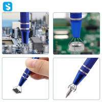 5 en 1 clavier mécanique pince à épiler brosse lubrifiante interrupteur extracteur Keycap extracteur tige sélecteur support IC griffe outils ensemble Keycap extracteur