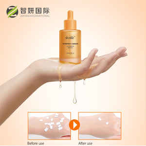 Özel etiket yüz Serum Vegan maddeler <span class=keywords><strong>C</strong></span> vitamini salyangoz hyaluronik asit niasinamid anti-kırışıklık koyu nokta cilt bakımı çıkarma - Product Image 4