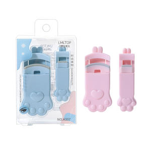 LMLTOP Cat Paw Eyelash Curler Wide Angle Partial Combination <b>Plastic</b> Portable Makeup Tool A337 - Product Image 2