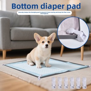 Tapis d'entraînement moderne et imperméable pour chiens et chats, tapis pipi en silicone pour animaux de compagnie, lavable, antidérapant, protection du sol, voyage souple, fournisseur d'usine OEM - Product Image 2