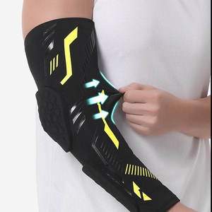 Soporte de Codo Protector para Ciclismo y Entrenamiento, Antideslizante, Anticolisión, con Diseño de Panal de Abeja, Separado y con Alivio de Presión - Product Image 6