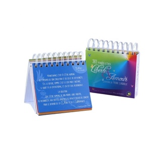 Promotional Custom Logo Printed 2026 New Yearly Monthly Wall Calendar Desk Calendar Printing