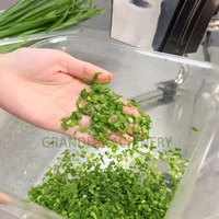 Elektrische kleine chili ring snijmachine, groene Chinese ui en okra ring snijmachine te koop