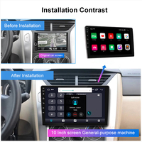 Radio de Coche Android de Doble DIN de 7/9/10 Pulgadas con Pantalla Táctil IPS, Android 12, Navegación GPS para Reproductor Estéreo de Salpicadero, 1 Año de Garantía