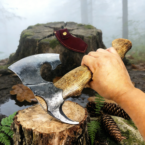 Mini hache <span class=keywords><strong>viking</strong></span> portable, acier forgé à la main, hache de survie, outil de plein air pour le camping, EDC, cadeau et collection <span class=keywords><strong>viking</strong></span> - Product Image 6