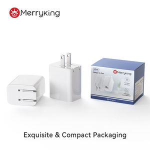 Merryking điện thoại di động USB C pd20w QC3.0 sạc nhanh 20W kép USB Type-C nhanh điện thoại di động tường chargeur cho ngân hàng điện - Product Image 2