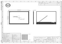 Pièces de rechange pour liseuse électronique, écran d'interface LVDS 10.1x350, 600/1000 pouces, avec panneau tactile, 1280/800 nits