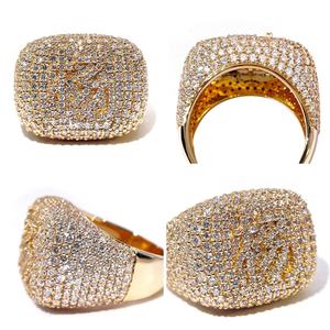 Tianyu Gems Full Band <b>Stone</b> 18k Yellow Gold Luxury Design <b>Men</b> <b>Rings</b> - Product Image 3